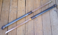 moviegunguy.com,  Katanas, Martial Arts and Ninja Weapons, Long Staff with double Katana-style blades