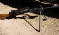 Russian DP -28 light machine gun