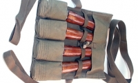 NVA-VC Props and Accessories, moviegunguy.com, nva/viet cong 4 pocket Grenade Pouch, replica stick grenades