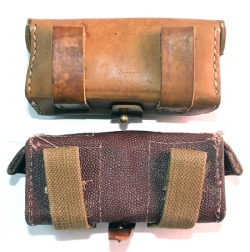 NVA-VC Props and Accessories, moviegunguy.com, nva/viet cong mosin-nagant Leather ammo pouches