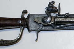 golden age of piracy, moviegunuy.com, non-firing Short Sword-flintlock pistol combination