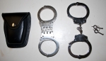 prop police/SWAT gear, police handcuffs case