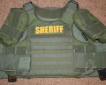prop police/SWAT gear, tactical sheriff body armor