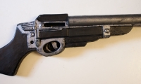 Futuristic sawed-off shotgun