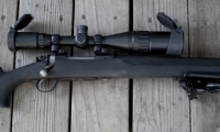 moviegunguy.com, movie prop rifles, Ruger .308 with Scope