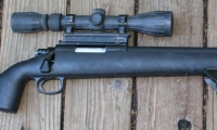 moviegunguy.com, movie prop rifles, Sniper rifle with silencer.