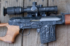 moviegunguy.com, movie prop sniper rifles, Replica Dragunov Sniper Rifle