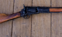moviegunguy.com, movie prop rifles, replica Colt Revolving rifle