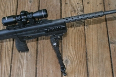 Non-firing replica custom semi-auto sniper rifle.