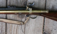 moviegunguy.com, Confederate Enfield percussion rifled musket with scope