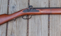 moviegunguy.com, Percussion Long Rifle wood stock
