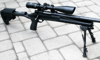 moviegunguy.com, movie prop rifles, howa Scoped rifle with Bipod