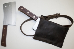 moviegunguy.com,  Specialty Props, Meat Cleaver Set