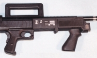 moviegunguy.com, movie prop shotguns, Mossberg Bullpup 12 guage shotgun