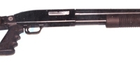 moviegunguy.com, movie prop shotguns, Mossberg 500 12 gauge Folding Stock shotgun