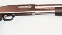 moviegunguy.com, movie prop shotguns, Mossberg Mariner Stainless 12 gauge shotgun