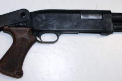 moviegunguy.com, movie prop shotguns, Non-firing replica 12 gauge Pump Shotgun with folding stock