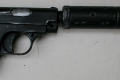 movie prop handguns, semi-automatic, Replica Colt .25 auto with silencer