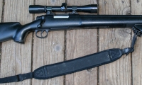 moviegunguy.com, Sniper & Scoped Weapons, replica Sniper rifle with fluted heavy barrel and scope
