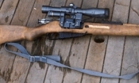moviegunguy.com, Sniper & Scoped Weapons, Finnish Mosin Nagant sniper rifle