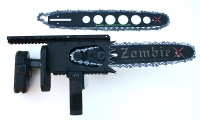 moviegunguy.com, prop specialty guns, Zombie X Chainsaw Attachment