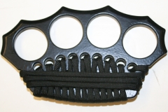 Custom black brass knuckles