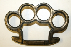 Brass Knuckles belt buckle