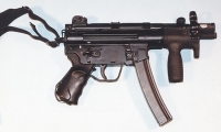 moviegunguy.com, movie prop submachine guns, H&K SP89 with Laser Sight