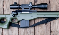 moviegunguy.com, movie prop police/SWAT gear, replica Accuracy International AW Sniper rifle