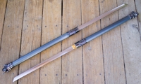 moviegunguy.com, Swords and Shields, Long Staff with double Katana-style blades