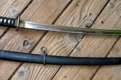 moviegunguy.com, Swords and Shields, Katana with Black Handle and Sheath