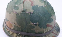 moviegunguy.com, movie props US Vietnam, US Helmet with Mitchell Pattern Cover