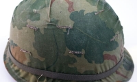 moviegunguy.com, movie props US Vietnam, US Helmet with Mitchell Pattern Cover