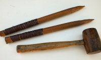 moviegunguy.com, Vampire Hunting Gear, Wooden Mallet and stakes