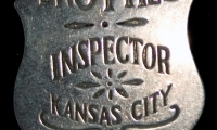 moviegunguy.com, movie props western badges, Brothel Inspector Badge