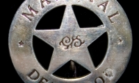 moviegunguy.com, movie props western badges, US Marshall Deadwood Badge