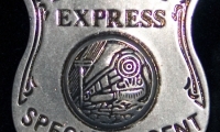 moviegunguy.com, movie props western badges, Railway Express Special Agent Badge