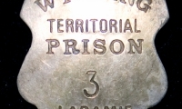 moviegunguy.com, movie props western badges, Wyoming Territorial Prison Guard Badge