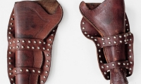 moviegunguy.com, movie prop western holster, Custom dual holsters