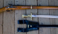moviegunguy.com, movie prop rentals western, Civil War Musket with Bayonet