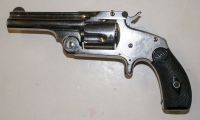 moviegunguy.com, movie prop rentals western, Nickel-plated Smith & Wesson Model 2