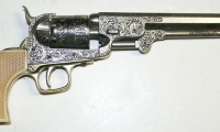 moviegunguy.com, movie prop rentals western, replica engraved navy colt