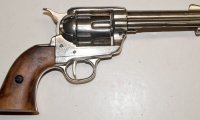 moviegunguy.com, movie prop rentals western, Nickel Plated Colt Peacemaker replica